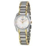 Tissot T Wave Mother of Pearl Dial Two Tone Steel Strap Watch for Women - T023.210.22.117.00 Buy Now By Tissot