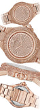 Michael Kors Camille Crystal Rose Gold Dial Rose Gold Steel Strap Watch for Women - MK5862 Buy Now By Michael Kors