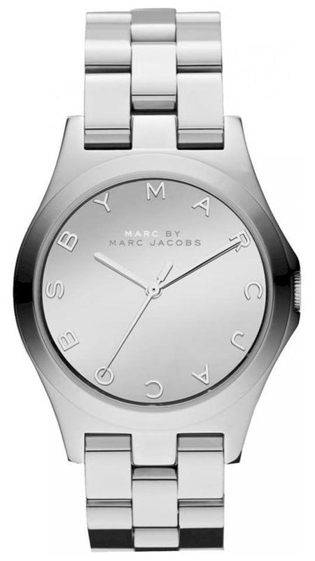 Marc Jacobs Henry Silver Dial Silver Steel Strap Watch for Women - MBM3210 Buy Now By Marc Jacobs