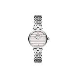 Emporio Armani Arianna Analog White Dial Silver Steel Strap Watch For Women - AR11195 Buy Now By Emporio Armani