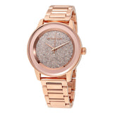 Michael Kors Kinley Rose Gold Dial Rose Gold Steel Strap Watch for Women - MK6210 Buy Now By Michael Kors