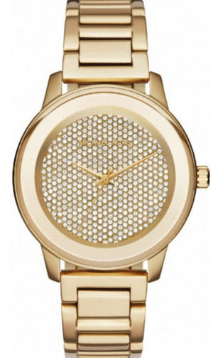 Michael Kors Kinley Gold Dial Gold Steel Strap Watch for Women - MK6209 Buy Now By Michael Kors