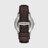 Emporio Armani Luigi Meccanico Brown Dial Brown Leather Strap Watch For Men - AR1982 Buy Now By Emporio Armani