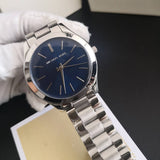 Michael Kors Slim Runway Quartz Blue Dial Silver Steel Strap Watch For Women - MK3379 Buy Now By Michael Kors