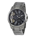 Fossil Grant Twist Multifunction Blue Dial Grey Steel Strap Watch for Men - ME1146 Buy Now By Fossil