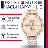 Tommy Hilfiger Whitney Chronograph Quartz Rose Gold Dial Rose Gold Steel Strap Watch For Women - 1782120 Buy Now By Tommy Hilfiger