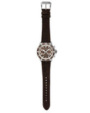 Emporio Armani Diver Chronograph Brown Dial Brown Leather Strap Watch For Men - AR11486 Buy Now By Emporio Armani