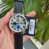 Tommy Hilfiger Jackson Silver Dial Black Leather Strap Watch for Men - 1791240 Buy Now By Tommy Hilfiger