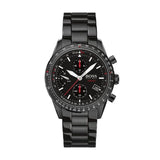 Hugo Boss Aero Black Dial Black Steel Strap Watch for Men - 1513771 Buy Now By Hugo Boss