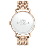 Coach Delancey White Dial Rose Gold Steel Strap Watch for Women - 14502811 Buy Now By Coach