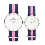 Daniel Wellington Classy Winchester White Dial Two Tone NATO Strap Watch For Women - DW00100081 Buy Now By Daniel Wellington