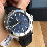 Tag Heuer Aquaracer Caliber 5 Automatic Black Dial Black Rubber Strap Watch for Men - WAY2113.FT8021 Buy Now By Tag Heuer