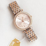 Michael Kors Darci Rose Gold Dial Two Tone Steel Strap Watch for Women - MK3726 Buy Now By Michael Kors