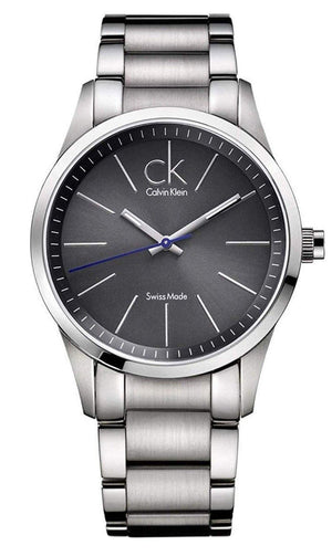 Calvin Klein Bold Grey Dial Silver Steel Strap Watch for Men - K2241107 Buy Now By Calvin Klein