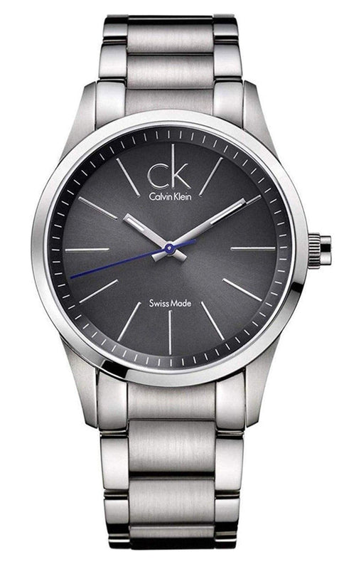 Calvin Klein Bold Grey Dial Silver Steel Strap Watch for Men - K2241107 Buy Now By Calvin Klein