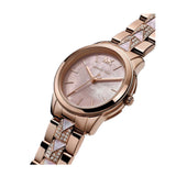 Michael Kors Runway Mother of Pearl Dial Rose Gold Steel Strap Watch For Women - MK6856 Buy Now By Michael Kors