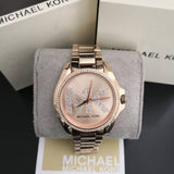 Michael Kors Bradshaw Quartz Rose Gold Dial Rose Gold Steel Strap Watch For Women - MK6556 Buy Now By Michael Kors