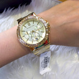 Michael Kors Dylan Quartz Gold Dial Gold Steel Strap Watch For Women - MK5861 Buy Now By Michael Kors