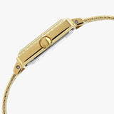 Guess White Dial Gold Mesh Bracelet Watch For Women - W0826L2 Buy Now By Guess