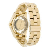 Marc Jacobs Henry Skeleton Gold Dial Gold Steel Strap Watch for Women - MBM3263 Buy Now By Marc Jacobs