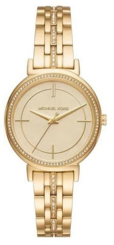 Michael Kors Cinthia Quartz Gold Dial Gold Steel Strap Watch For Women - MK3681 Buy Now By Michael Kors