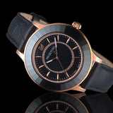 Swarovski Octea Lux Black Dial Black Leather Strap Watch for Women - 5414410 Buy Now By Swarovski