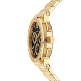 Versace Greca Chronograph Black Dial Gold Steel Strap Watch For Men - VEZ900421 Buy Now By Versace
