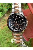 Hugo Boss Here Chronograph Black Dial Two Tone Steel Strap Watch for Men - 1513757 Buy Now By Hugo Boss