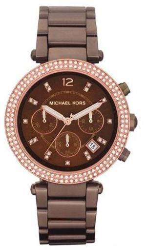 Michael Kors Parker Chronograph Brown Dial Brown Steel Strap Watch For Women - MK5578 Buy Now By Michael Kors