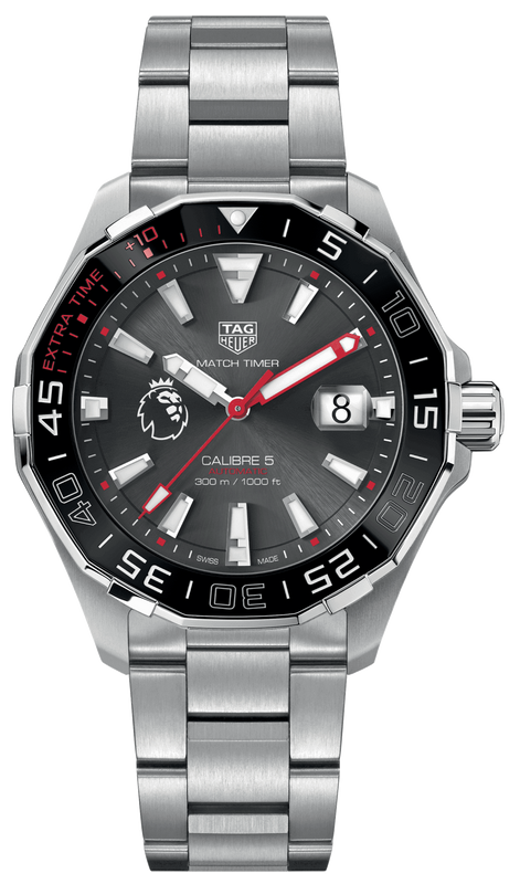 Tag Heuer Aquaracer Calibre 5 Premiere League Edition Black Dial Silver Stainless Steel Watch for Men - WAY201D.BA0927 Buy Now By Tag Heuer