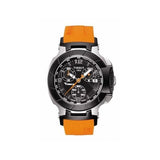 Tissot T Race Chronograph Black Dial Orange Rubber Strap Watch for Women - T048.217.27.057.00 Buy Now By Tissot