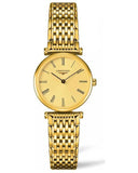 Longines La Grande Classique de Longines Gold Dial Gold Mesh Bracelet Watch for Women - L4.209.2.31.8 Buy Now By Longines