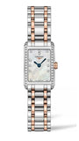 Longines Dolcevita Diamonds Mother of Pearl White Dial Two Tone Steel Strap Watch for Women - L5.258.5.89.7 Buy Now By Longines