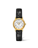 Longines Presence Automatic White Dial Black Watch for Women - L4.321.2.11.2 Buy Now By Longines