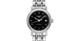 Longines Presence 25.5mm Automatic Black Dial Silver Steel Strap Watch for Women - L4.321.4.52.6 Buy Now By Longines