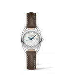 Longines Equestrian Mother of Pearl Dial Brown Leather Strap Watch for Women - L6.136.0.87.2 Buy Now By Longines