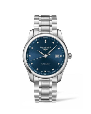 Longines Master Collection Automatic 40mm Blue Dial Silver Steel Strap Watch for Men - L2.793.4.97.6 Buy Now By Longines