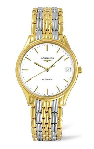 Longines Lyre Quartz White Dial Gold Stainless Steel Watch for Women - L4.859.2.12.7 Buy Now By Longines