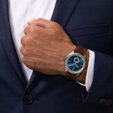 Breitling Premier Automatic 40mm Blue Dial Brown Leather Strap Mens Watch - A37340351C1X2 Buy Now By Breitling