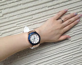 Guess Jet Setter White Dial White Rubber Strap Watch for Women - W0564L1 Buy Now By Guess