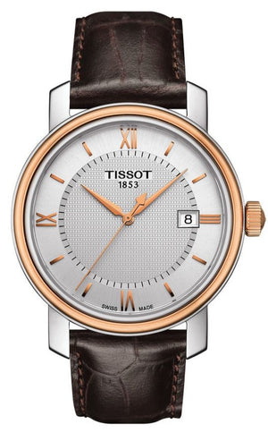 Tissot Bridgeport Lady White Dial Brown Leather Strap Watch For Women - T097.010.26.118.00 Buy Now By Tissot
