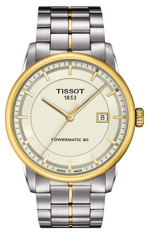 Tissot Luxury Powermatic 80 Gold Dial Silver Steel Strap Watch For Men - T086.407.22.261.00 Buy Now By Tissot