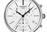 Tissot Carson Premium Chronograph White Dial Brown Leather Strap Watch For Men - T122.417.16.011.00 Buy Now By Tissot