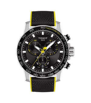 Tissot T Sport Supersport Chrono Tour De France Black Dial Black Nylon Strap Watch for Men - T125.617.17.051.00 Buy Now By Tissot