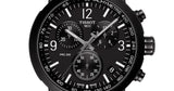 Tissot PRC 200 Chronograph Black Dial Black Steel Strap Watch For Men - T114.417.33.057.00 Buy Now By Tissot