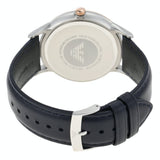 Emporio Armani Renato Analog Blue Dial Blue Leather Strap Watch For Men - AR11188 Buy Now By Emporio Armani