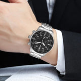 Citizen Eco Drive Chronograph Black Dial Silver Steel Strap Watch For Men - CA0690-88E Buy Now By Citizen