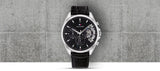 Tommy Hilfiger Baker Chronograph Black Dial Black Leather Strap Watch For Men - 1710449 Buy Now By Tommy Hilfiger