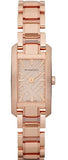 Burberry Heritage Rose Gold Dial Rose Gold Steel Strap Watch For Women - BU9602 Buy Now By Burberry