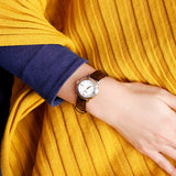 Tissot Bridgeport Lady White Dial Brown Leather Strap Watch For Women - T097.010.26.118.00 Buy Now By Tissot